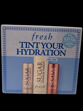 Fresh Lip Treatment Gift Set – Set of 3 – New / Sealed